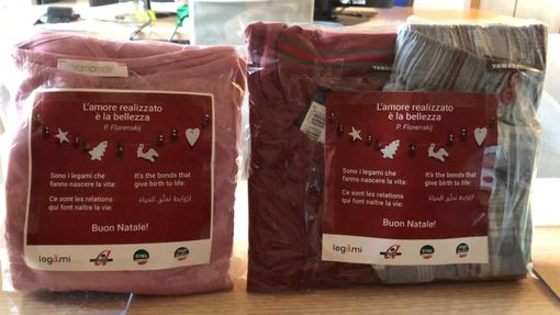 Il "Natale Solidale" di Cisl dei Laghi e Yamamay: capi d'abbigliamento donati a poveri e senza tetto