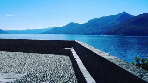 Vista del lago Maggiore da Maccagno