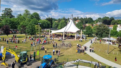 Il parco pubblico di Venegono Inferiore in una immagine di repertorio dalla pagina Facebook del sindaco Premazzi