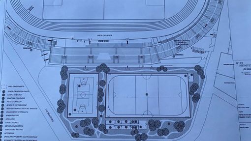Proposta del Varese per l'antistadio: «Pista del ghiaccio 60x30, niente campi da padel ma palestra e campo da basket. E da primavera 2022, terreno a 7 o due a 5»