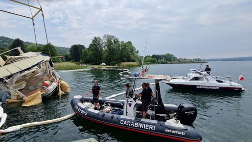 Le operazioni di recupero della "Gooduria"