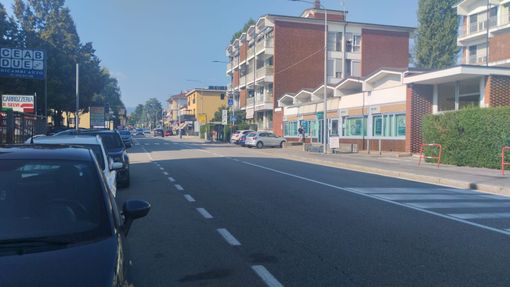 Il tratto di viale Borri che sarà interessato dal senso unico alternato visto dal ristorante Cuor di Sasso