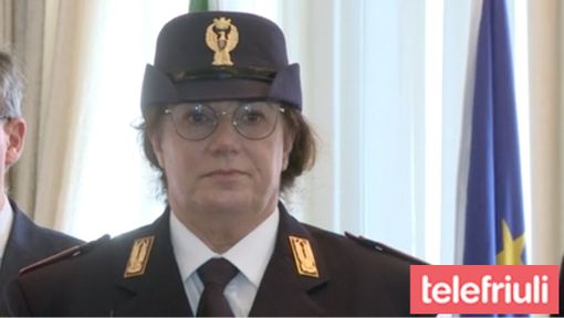 Elena Lo Duca in un servizio di TeleFriuli