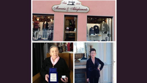 Dalla signora Fausta a Sangiano non solo merceria e abbigliamento: «Un sorriso, un consiglio e il vestito per le occasioni importanti»