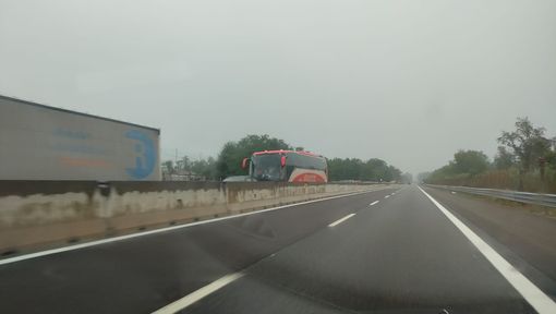 L'incidente sulla Diramazione della A8 all'altezza di Vergiate in direzione laghi