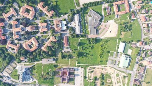 Il Campus di Bizzozero dell'Insubria (foto Cristian Ortobelli)