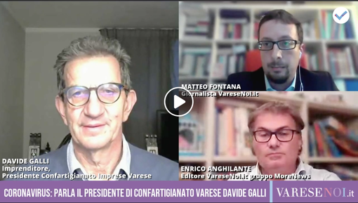VIDEO. Il presidente di Confartigianato Varese: «Se le attività delle imprese non ripartono entro il 15 aprile, molte non riapriranno più» VIDEO. Il presidente di Confartigianato Varese: «Se le attività delle imprese non ripartono entro il 15 aprile, molte non riapriranno più»