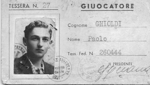 Paolo Ghioldi oggi e nelle foto storiche dei tigrotti (per cortesia della famiglia)