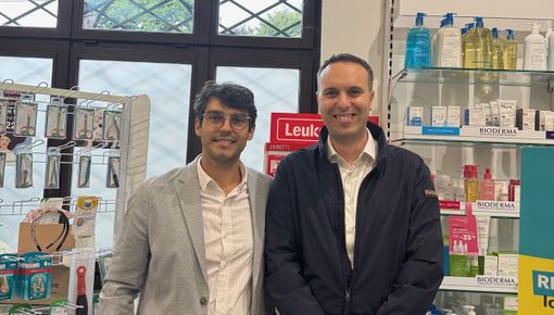 Il dottor Fiorito con il consigliere regionale Cosentino