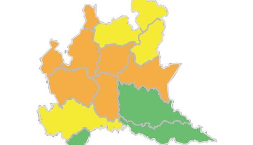 La pioggia sta arrivando: allerta "arancione" della Protezione civile per possibili temporali forti sul Varesotto La pioggia sta arrivando: allerta "arancione" della Protezione civile per possibili temporali forti sul Varesotto