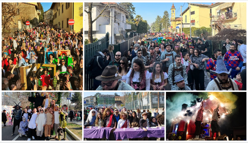FOTO. Morazzone, è qui la festa. In 400 in strada per la doppia sfilata di Carnevale FOTO. Morazzone, è qui la festa. In 400 in strada per la doppia sfilata di Carnevale
