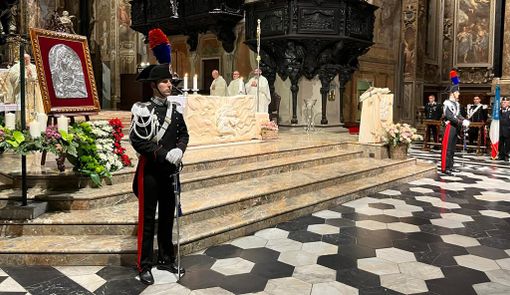 FOTO. La Basilica di San Vittore accoglie l'Arma: i carabinieri celebrano la Virgo Fidelis