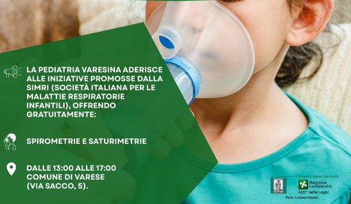 Giornata Mondiale dell’Asma: visite gratuite per i più piccoli a Varese