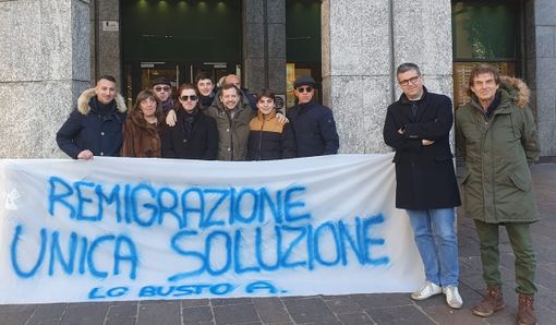 Busto, dopo la notte di follia la Lega attacca: «Remigrazione» Busto, dopo la notte di follia la Lega attacca: «Remigrazione»
