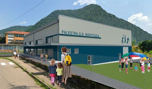 Il progetto della nuova palestra della scuola Monteggia di Laveno Mombello Il progetto della nuova palestra della scuola Monteggia di Laveno Mombello