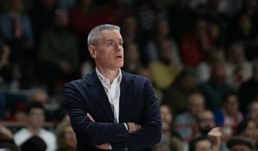 Ioannis Kastritis, coach della Openjobmetis Varese (foto Fabio Averna)