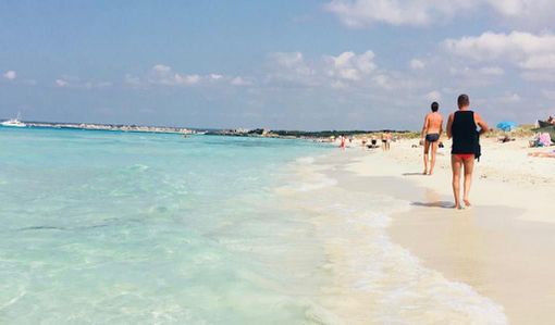 La spiaggia di Las Salinas a Maiorca