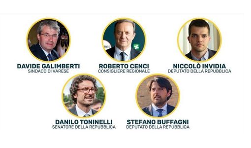 Toninelli e Buffagni a Gavirate per parlare del Lago di Varese e del M5s di Giuseppe Conte Toninelli e Buffagni a Gavirate per parlare del Lago di Varese e del M5s di Giuseppe Conte