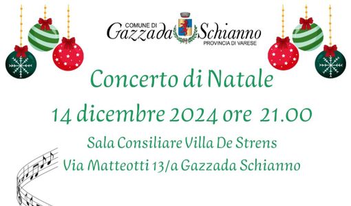 Il concerto di Natale a Gazzada Schianno celebra tutta la comunità
