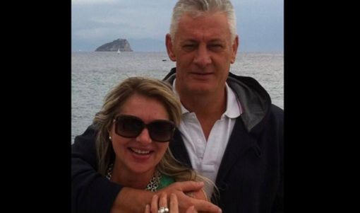 Paolo Doto con la moglie Stella, una storia d'amore che continua anche se Paolo non c'è più dal 2016