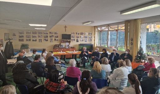 L'incontro tra il consiglio di amministrazione e i dipendenti della Fondazione Comi di Luino