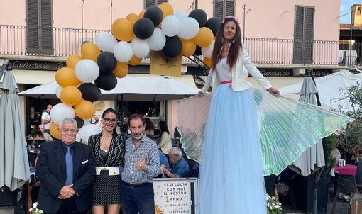 Alcune immagini della festa al Chany Lounge bar di Sesto Calende che ha compiuto un anno di attività