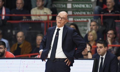 Niente da fare per coach Attilio Caja e i suoi biancorossi: la Coppa Italia sfuma al fotofinish (foto Averna / archivio)