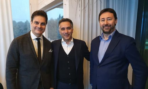 Da sinistra, Taldone, Salini e Longhini