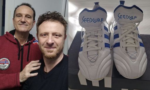 Giorgio Puricelli, Marco Cirigliano e le scarpe di Seedorf Giorgio Puricelli, Marco Cirigliano e le scarpe di Seedorf