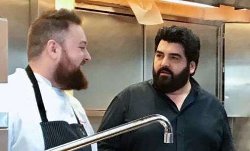 Il varesino Vincenzo Manicone insieme a Antonino Cannavacciuolo