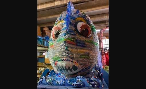 Un particolare dei carri