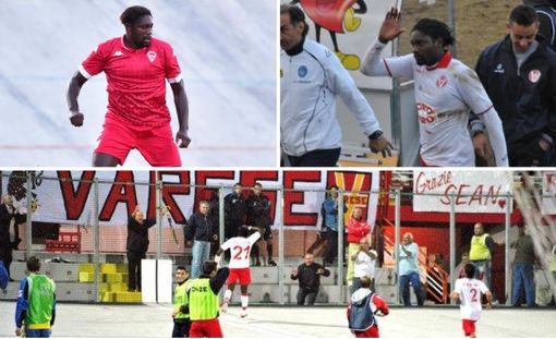 Ebagua in rovesciata segna il 48° gol in biancorosso e riprende la Caronnese (1-1)