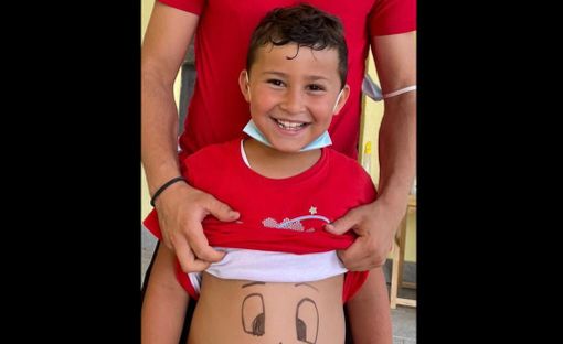 La foto tenerissima di Daniele postata sui social dagli animatori dell'Oratorio San Luigi Schianno che lo ricorderanno per sempre così La foto tenerissima di Daniele postata sui social dagli animatori dell'Oratorio San Luigi Schianno che lo ricorderanno per sempre così