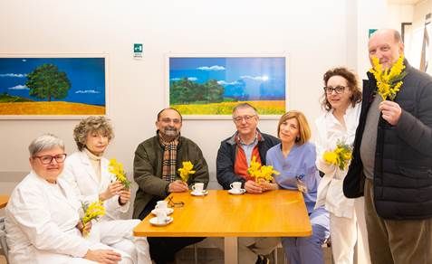 Un momento della mattinata di oggi alla Fondazione Molina Un momento della mattinata di oggi alla Fondazione Molina