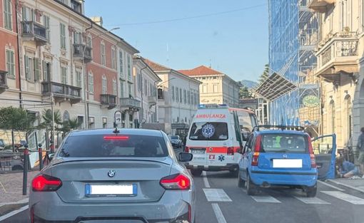 Le immagini dell'incidente in una foto tratta da Luinonotizie.it