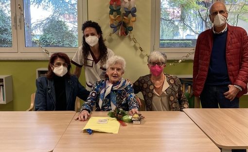 Compleanno speciale alla Provvidenza: 102 anni per Adalgisa
