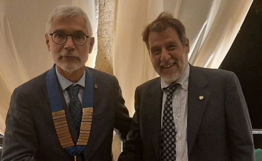 Da sinistra, Paolo Caucci e Mauro Giardini
