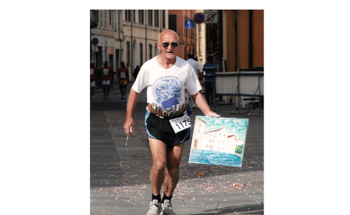 Busto dice addio al suo "pittore podista"