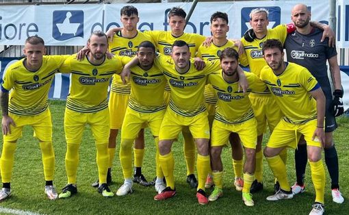 L'Ardor Lazzate di Luca Malvestio (primo da sinistra) in finale playoff