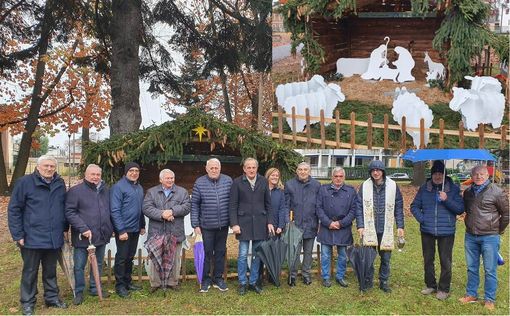Benedetto il presepe degli Amici di San Giuseppe: «La pace è la casa di tutti»