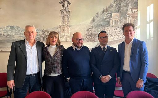 La conferenza stampa dei consiglieri comunali della Lega di Varese La conferenza stampa dei consiglieri comunali della Lega di Varese
