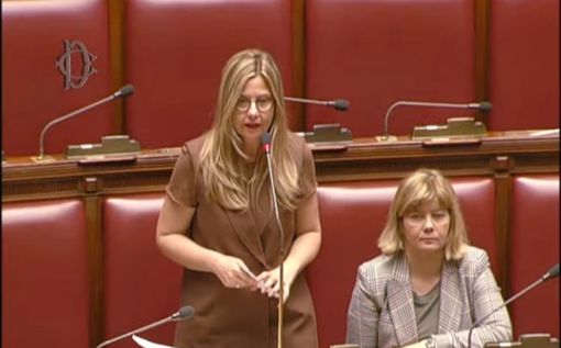 Maria Chiara Gadda in piazza Monte Grappa accanto ai commercianti insieme al sindaco Galimberti Maria Chiara Gadda in piazza Monte Grappa accanto ai commercianti insieme al sindaco Galimberti