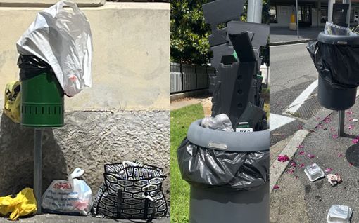 FOTO. Cestini invasi dai rifiuti: ci siamo arresi agli incivili?