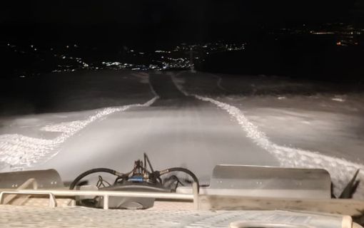 Lavori in corso sulla pista da sci in Forcora (foto dalla pagina Facebook di Forcora Ski) Lavori in corso sulla pista da sci in Forcora (foto dalla pagina Facebook di Forcora Ski)