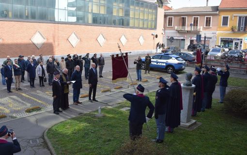 La cerimonia di questa mattina a Gallarate