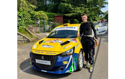 Matteo Sanfilippo, giovane pilota di Cuveglio