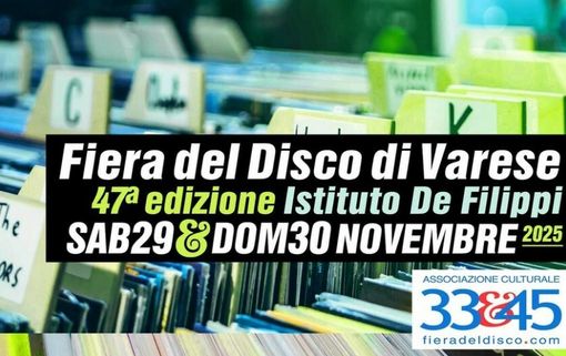 Sabato 29 e domenica 30 la Fiera del Disco arriva all'Istituto De Filippi