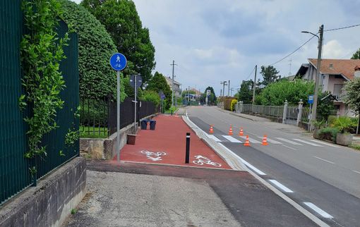 La nuova pista ciclopedonale tra Venegono Inferiore e Tradate