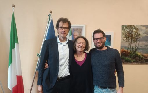 Da sinistra Marzetta, Androni, Baranzini