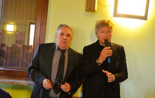 Giancarlo Antognoni con Claudio Ferretti durante la visita della Figc a Leggiuno dello scorso novembre Giancarlo Antognoni con Claudio Ferretti durante la visita della Figc a Leggiuno dello scorso novembre